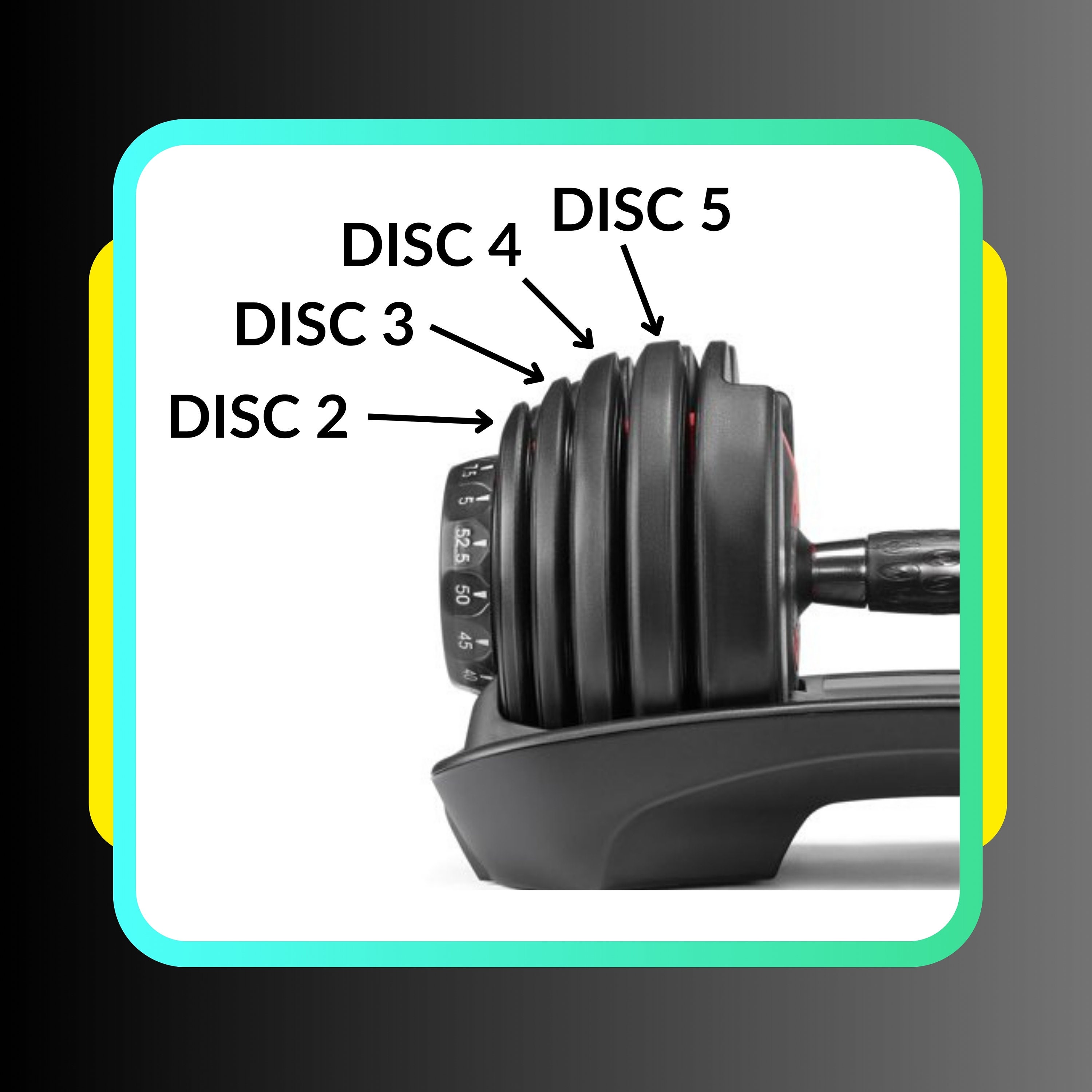 Mancuernas Bowflex SelectTech 552i Ajustables De 2 A 24 Kg (par