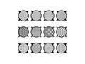Geometric Fan Cover Designs, 120mm Computer Fan Grills for Gaming Setup, 140mm PC Fan Shroud Art, Honeycomb Fan Cover Pattern for Game Room
