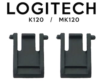 Logitech K120 / MK120 Keyboard Feet | 2-PACK Logitech Tilt Foot Replacement | Logitech Keyboard Replacement Legs