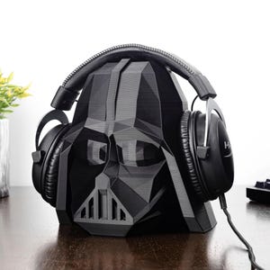 Support pour casque Dark Vador, support pour casque Star Wars, support pour casque Vador, déco casque Star Wars, cadeaux gaming pour petit ami, cadeau pour lui