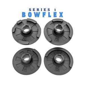 Série 1 Bowflex SelectTech 552 Disc 2, 3, 4, 5 disques de rechange Bowflex Nautilus Series 1 Discs Bowflex Selecttech 552 haltère réglable