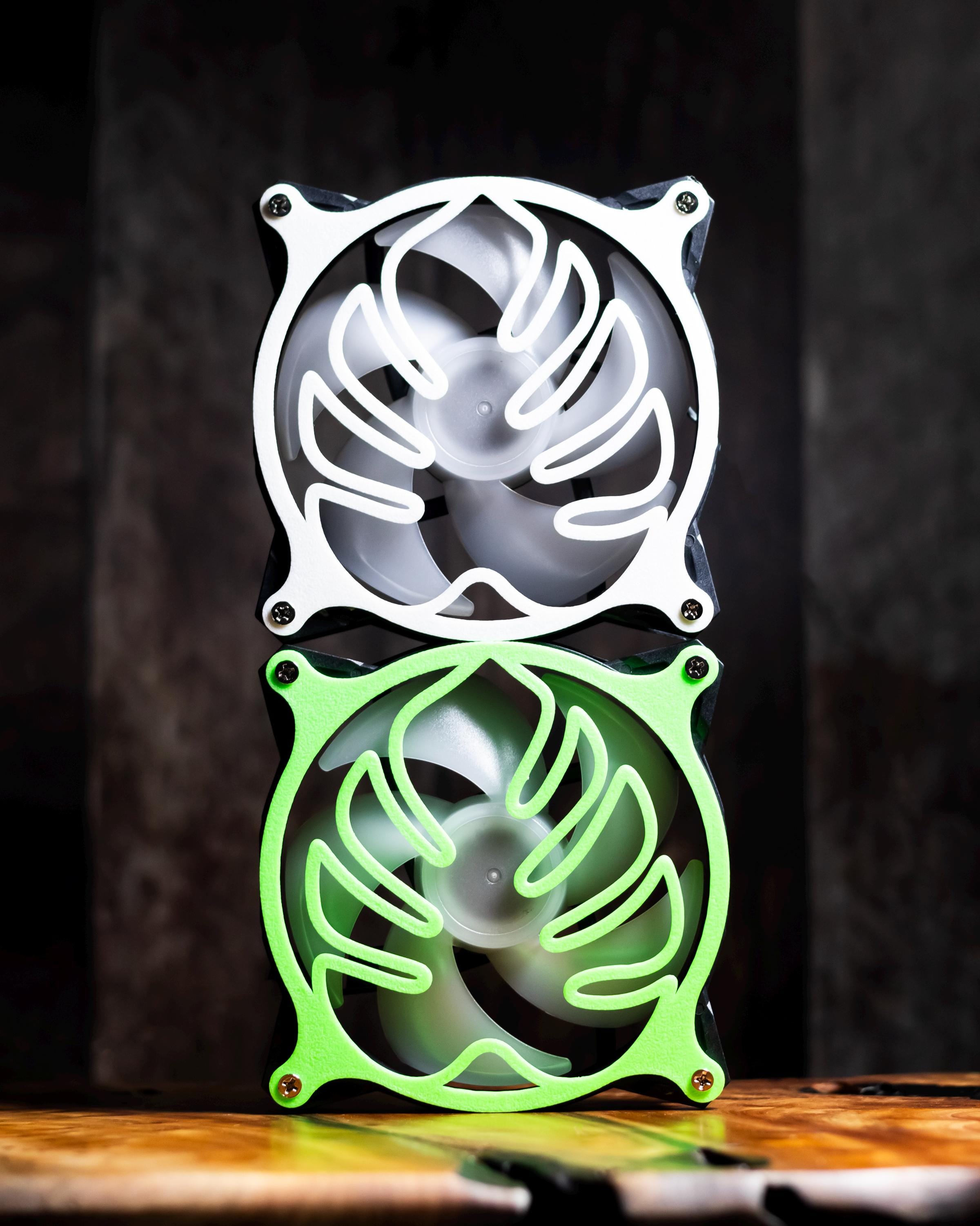 Monstera Fan Monstera Leaf Fan Cover for 80mm 92mm 120mm 140mm 200mm Fan Grills ...