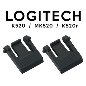 Logitech K520 MK520 K520r Keyboard Replacement Feet, Set of Logitech Keyboard Feet, Replacement Logitech Keyboard Legs