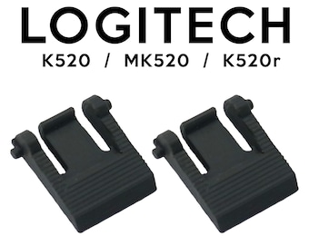 Logitech K520 MK520 K520r Keyboard Replacement Feet | 2_PACK Logitech Tilt Foot | Replacement Feet for Logitech Keyboards | Logitech Gaming