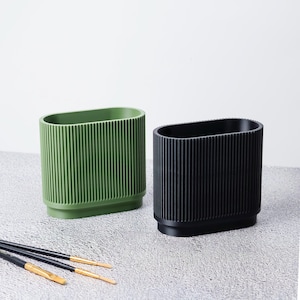 Pen & Pencil Holder Organizer for Office, Modern Pencil Holder, Stationary Home Decor, Desktop Organization, Contemporary Room Decor