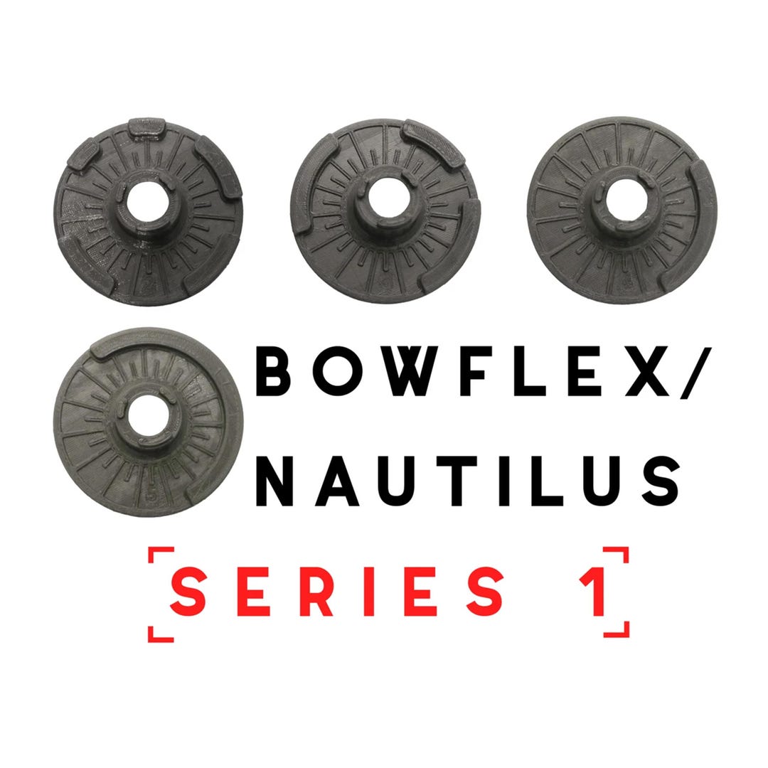 Discos De Pesas Para Nautilus/Bowflex 552 Serie 2 - Juego Completo De Repuesto (2,3,4,5 Libras)