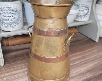 銅製のミルク缶またはミルクチャーン ～大きくて重い～ フランスの