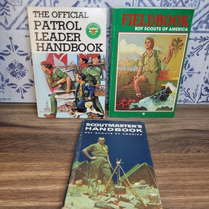 Bundle of Vintage Scout Books, Boy Scouts of America, Collectible Scout, Scout Gift, Useful Outdoor Books