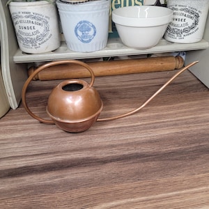 Retro zierliche Kupfer Gießkanne, Zimmerpflanzen, Gießkanne, Kupfer Küche