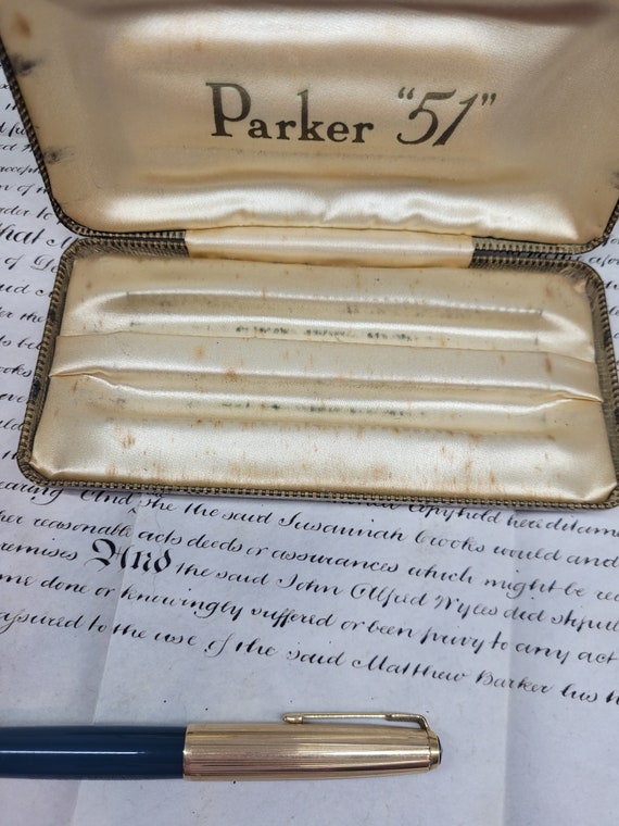 ヴィンテージ刻印入りパーカー 51 クラシックペン & 鉛筆セット