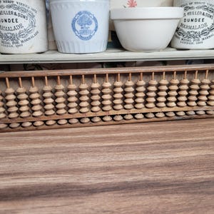 Vintage Japanese Soroban Wooden Abacus 21 Row, Vintage Abacus, Vintage Decor