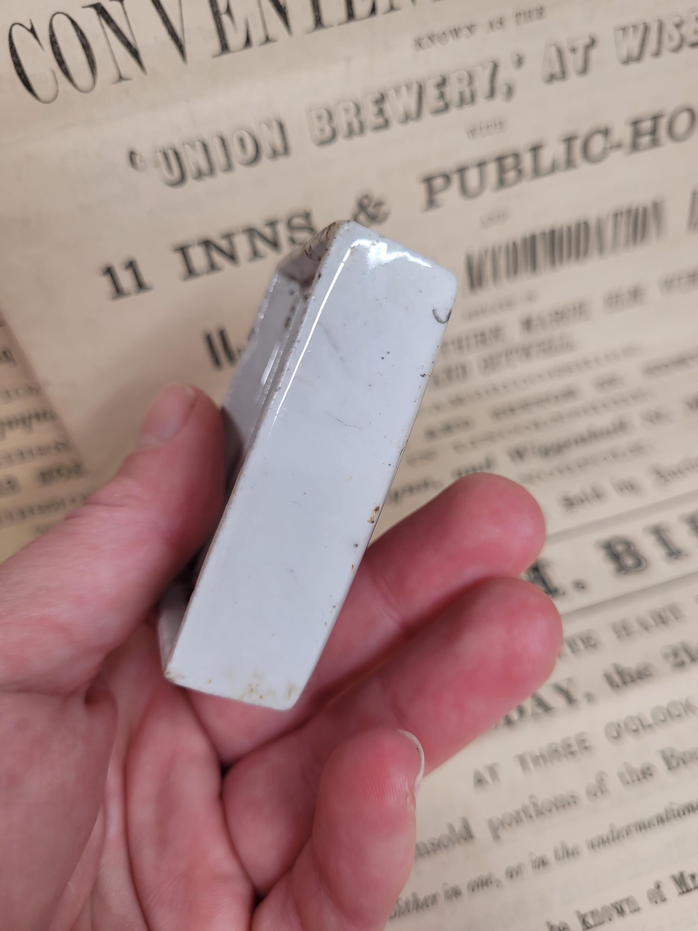 イギリス ビクトリア朝 エドワード クックス 衛生歯磨き粉 ポット蓋