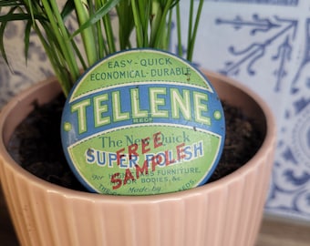 Vintage Advertising  Vellene Tin, Vintage Tin, Advertising Tin, Vintage Shop