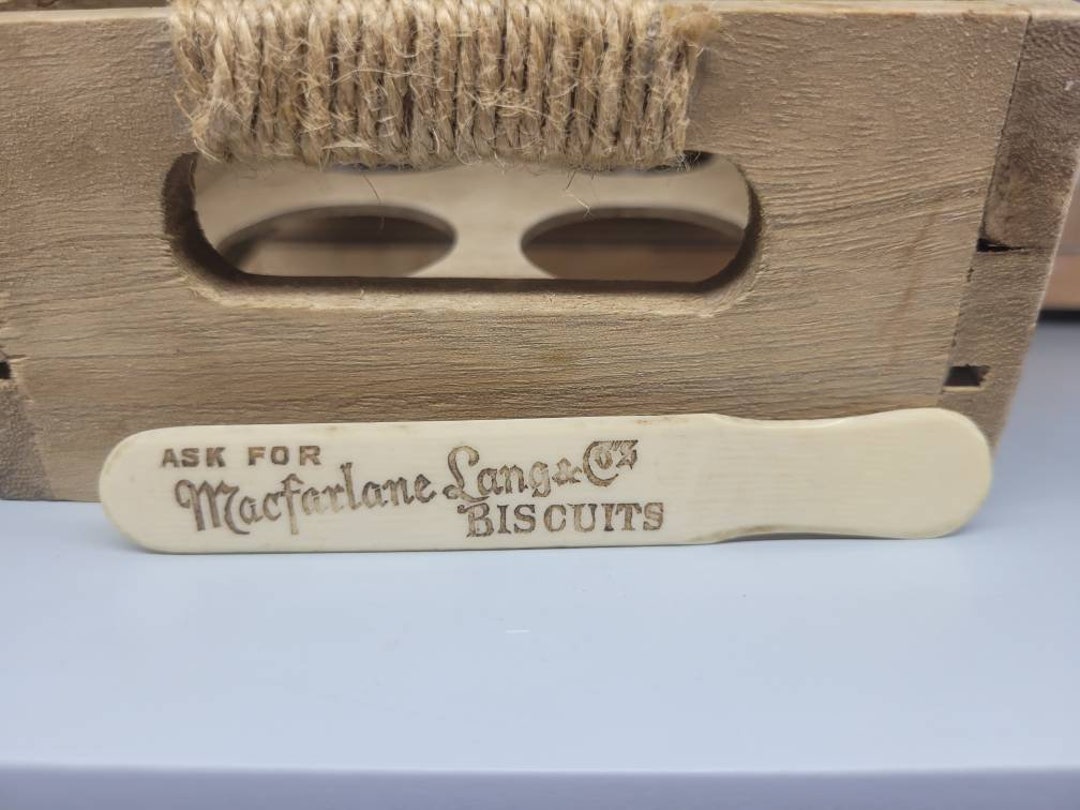Vintage Advertising Letter Opener Mcfarlane Lang & Co. Biscuits Etsy