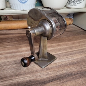 Vintage 1920s Desk Pencil Sharpener,  Art Deco Desk.