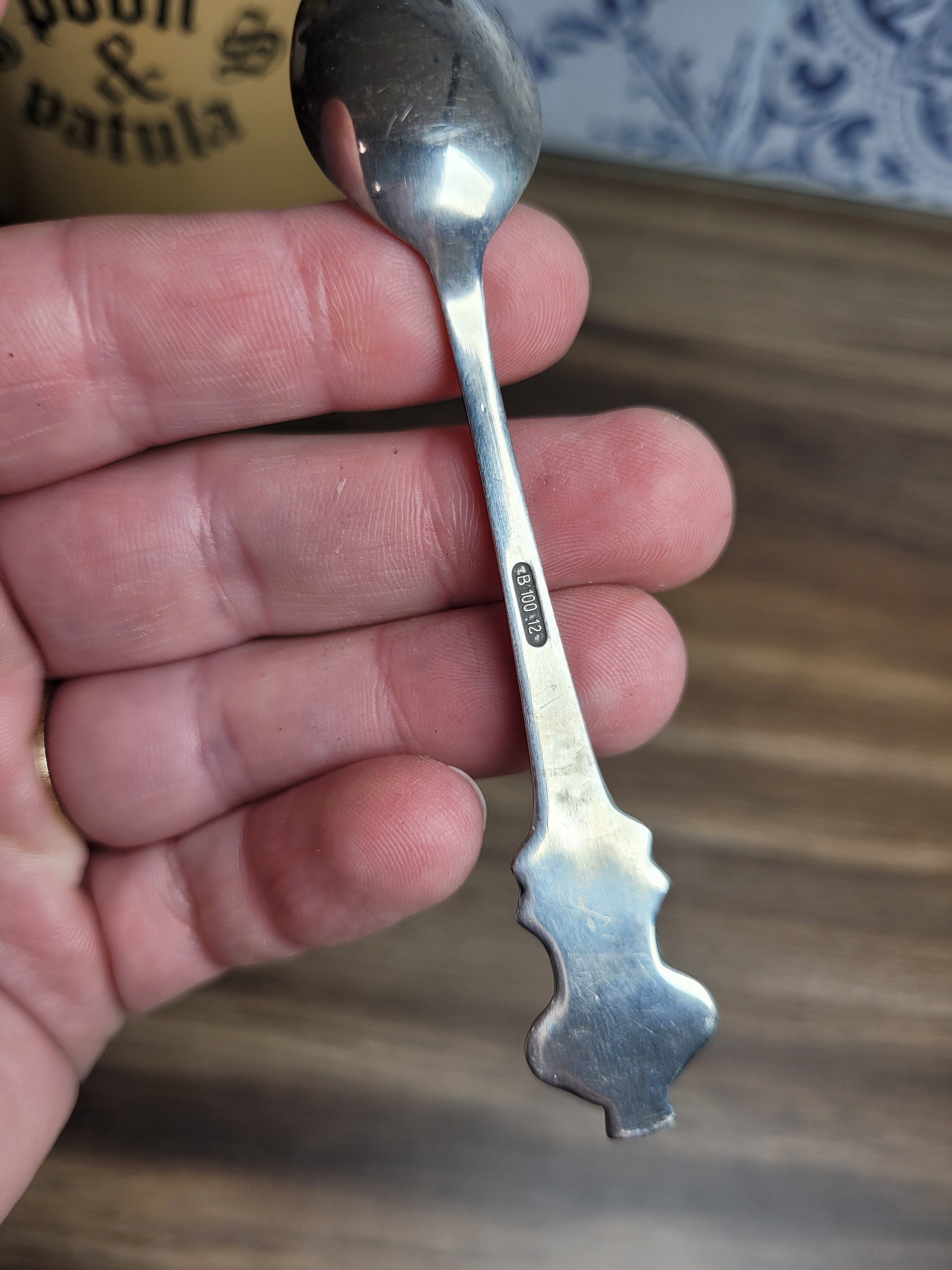 Vintage Silver Plate Collectible Rolex Spoon, Vintage Designer