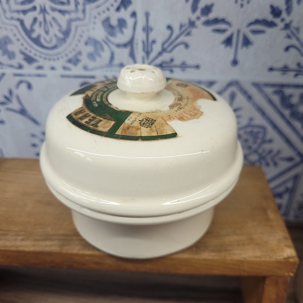 Vintage French Fortnum and Masons Simplex Foie Gras Pate/ Truffle Lidded Crock