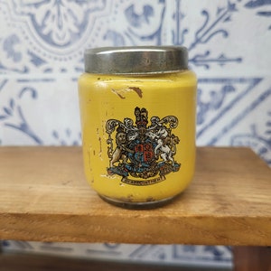 Vintage Advertising Colman&#39;s Mustard DSF Glass Jar