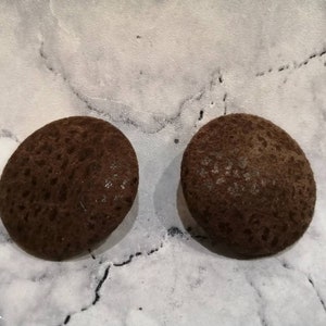 Vintage 1970s Leopard Print Clip-on Earrings