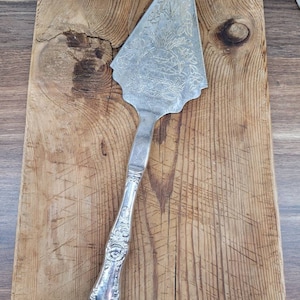 Vintage Silver Plate Falstaff Cake Slice Server, Cukiernia, Ciasto, Vintage Kitchenalia