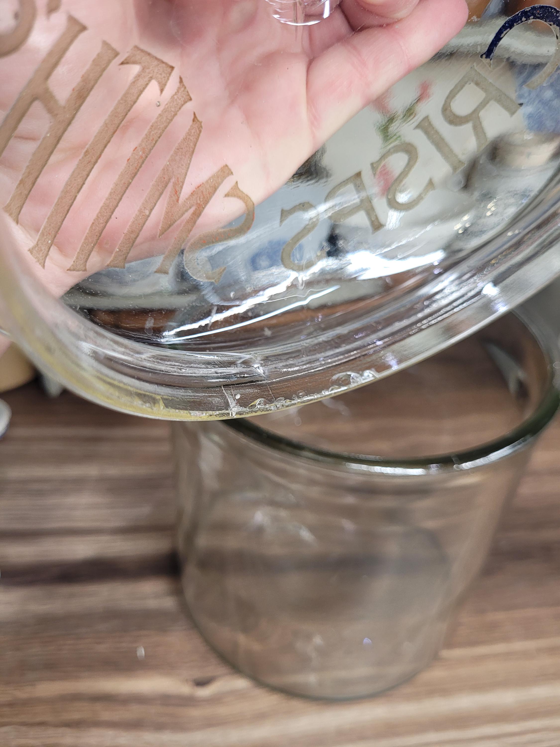 Antique Smiths Crisps Glass Advertising Jar, Ship Display