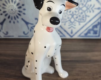 Vintage Disney Figurine,  Pongo 101 Dalmatians,  Collectible Disney