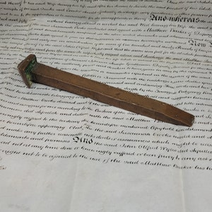 Antique Copper Stake Nail, Antique Copper, Antique Memorabilia