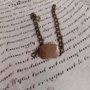 WWII Military Bracelet Dog Tag, Collectible Military Bracelet