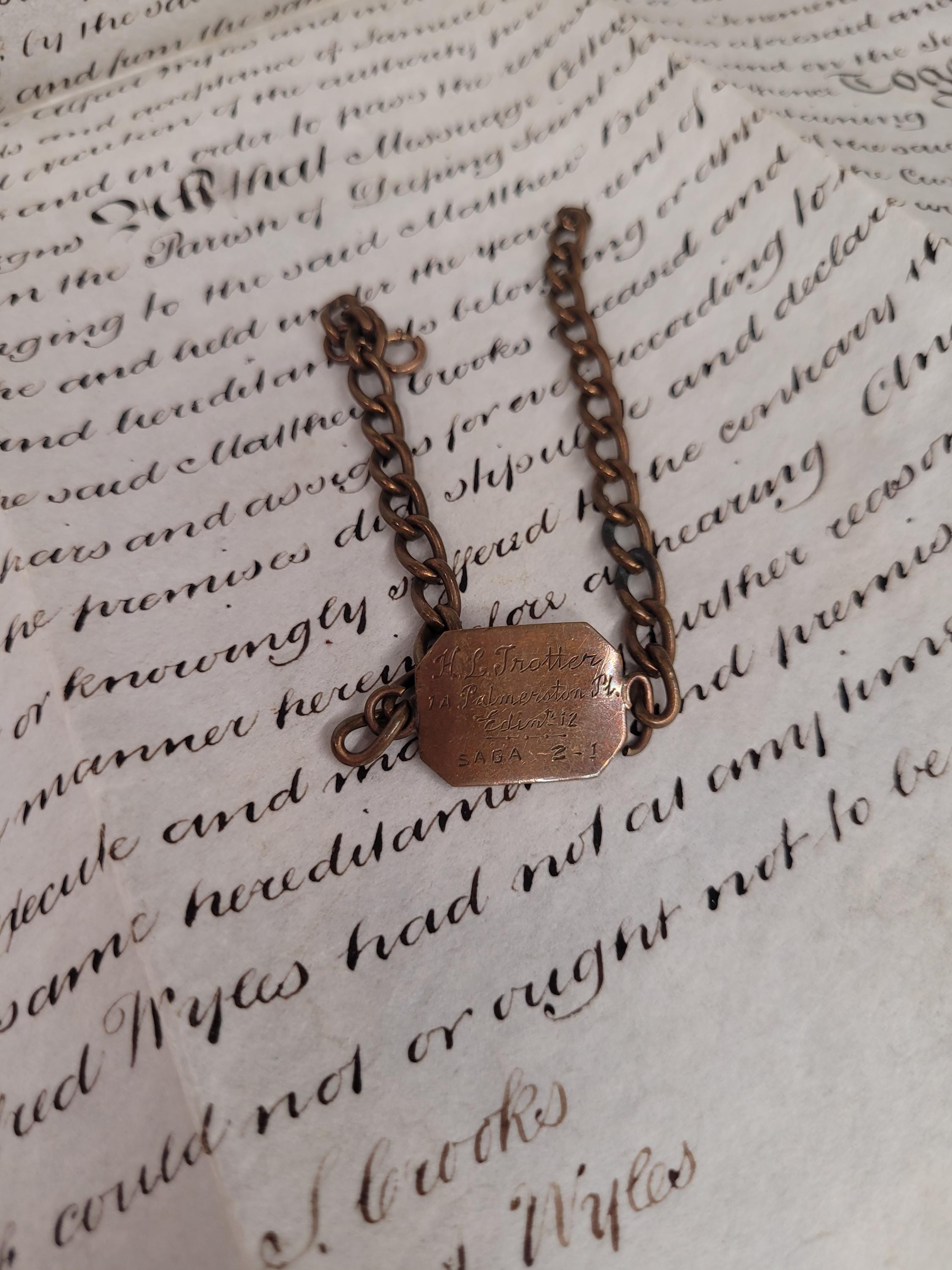 1930s フランス軍 ドッグタグ ブレスレット 30s 40s フランス