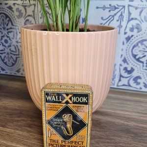 Collectible Vintage Advertising Tin Wall and Hooks, Vintage Shop Advertising