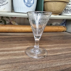 80s flower drinking glasses Vintage Goose Glass Can, 16oz