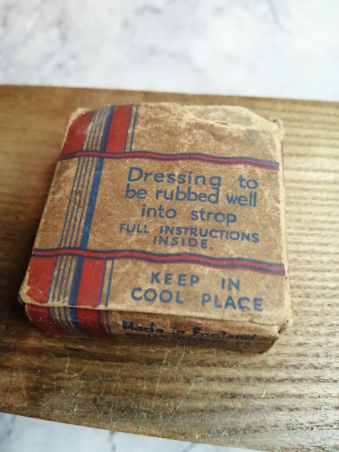 Vintage Razor Strop Dressing Vintage Advertising Barber Etsy