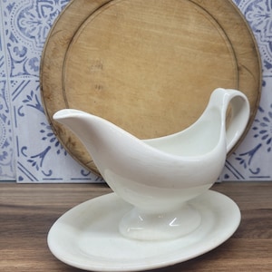 19th Century French Gravy Sauce Boat, Vintage Jug, Vintage Kitchenalia