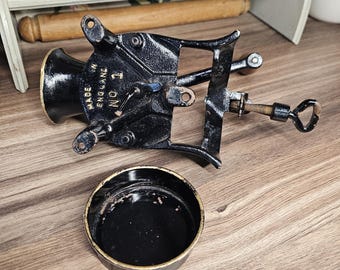 Antique Spong Model 1 Coffee Grinder c1875-80. Wall Or Table Mounted, Victorian Kitchen, Antique Kitchenalia
