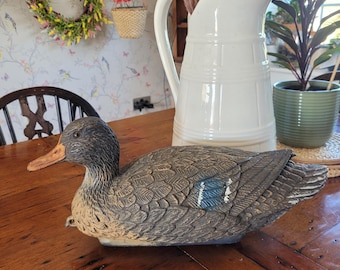 Vintage Decoy Duck, Vintage Home Decor,  Vintage Hunting