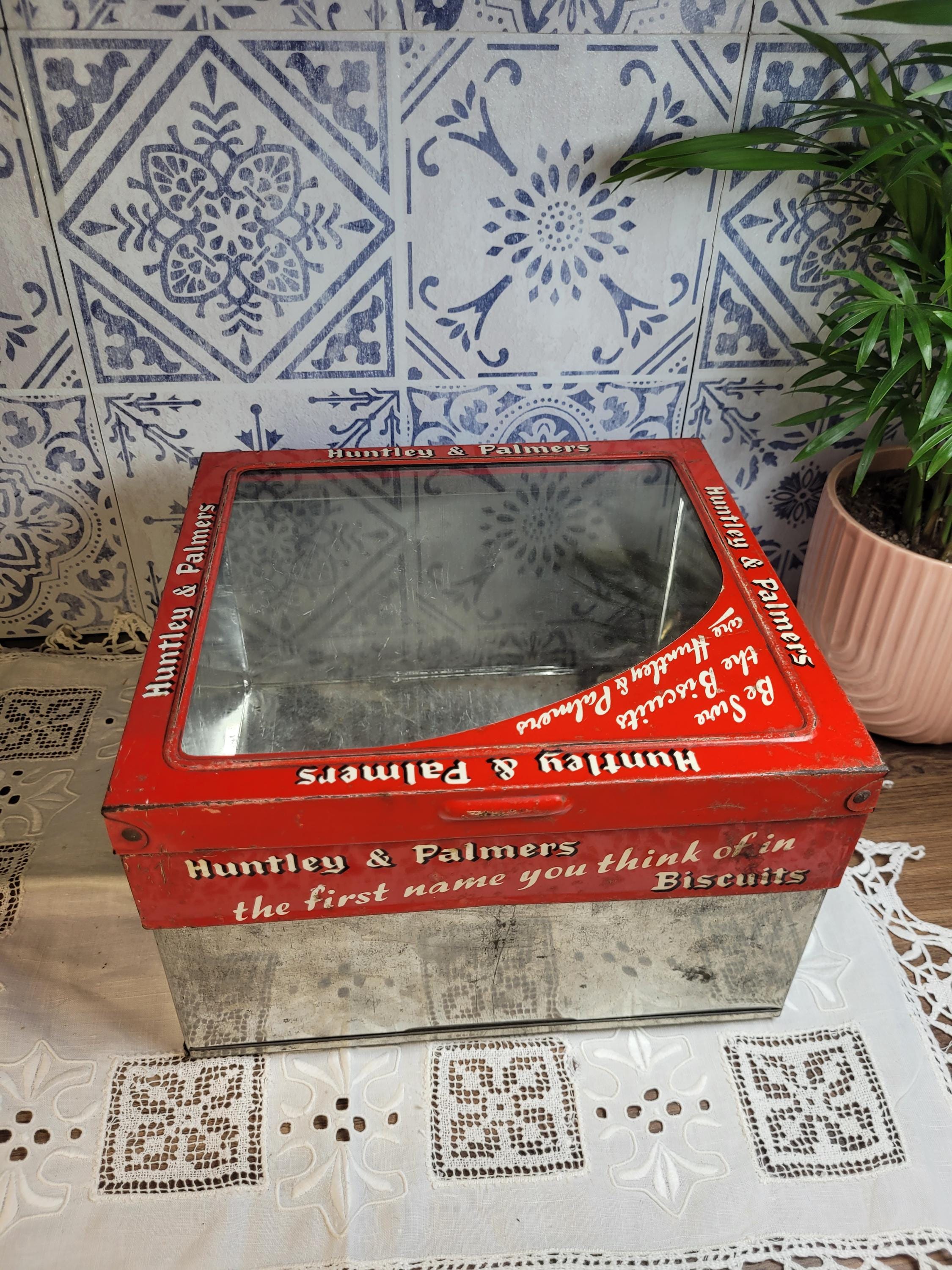 ※9/2発送 イギリス 缶 アンティーク  Huntley &amp; Palmers Rare Antique 9