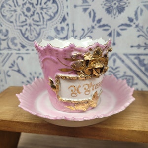 Antique Souvenir Teacup, Victorian China, Teacup, Collectible Teacups