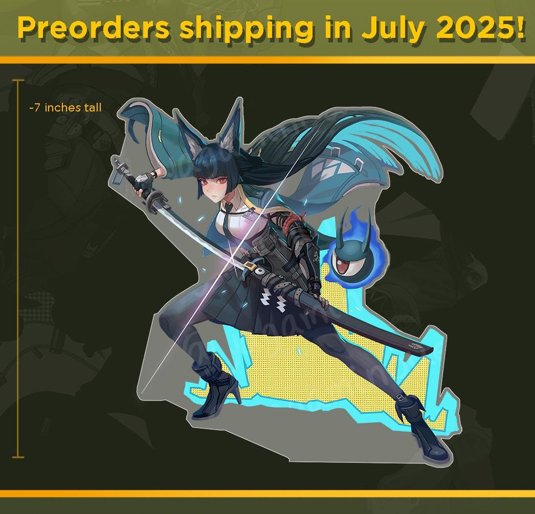 Zenless Zone Zero ZZZ Hoshimi Miyabi Acrylic Standee - Etsy