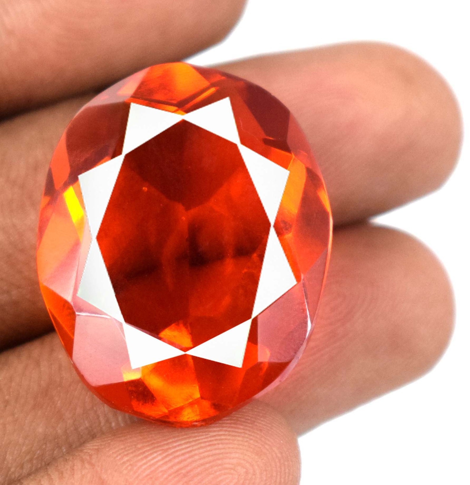 Discount Sale Brazilian Orange Topaz Loose Gemstone 40-50 Ct | Etsy