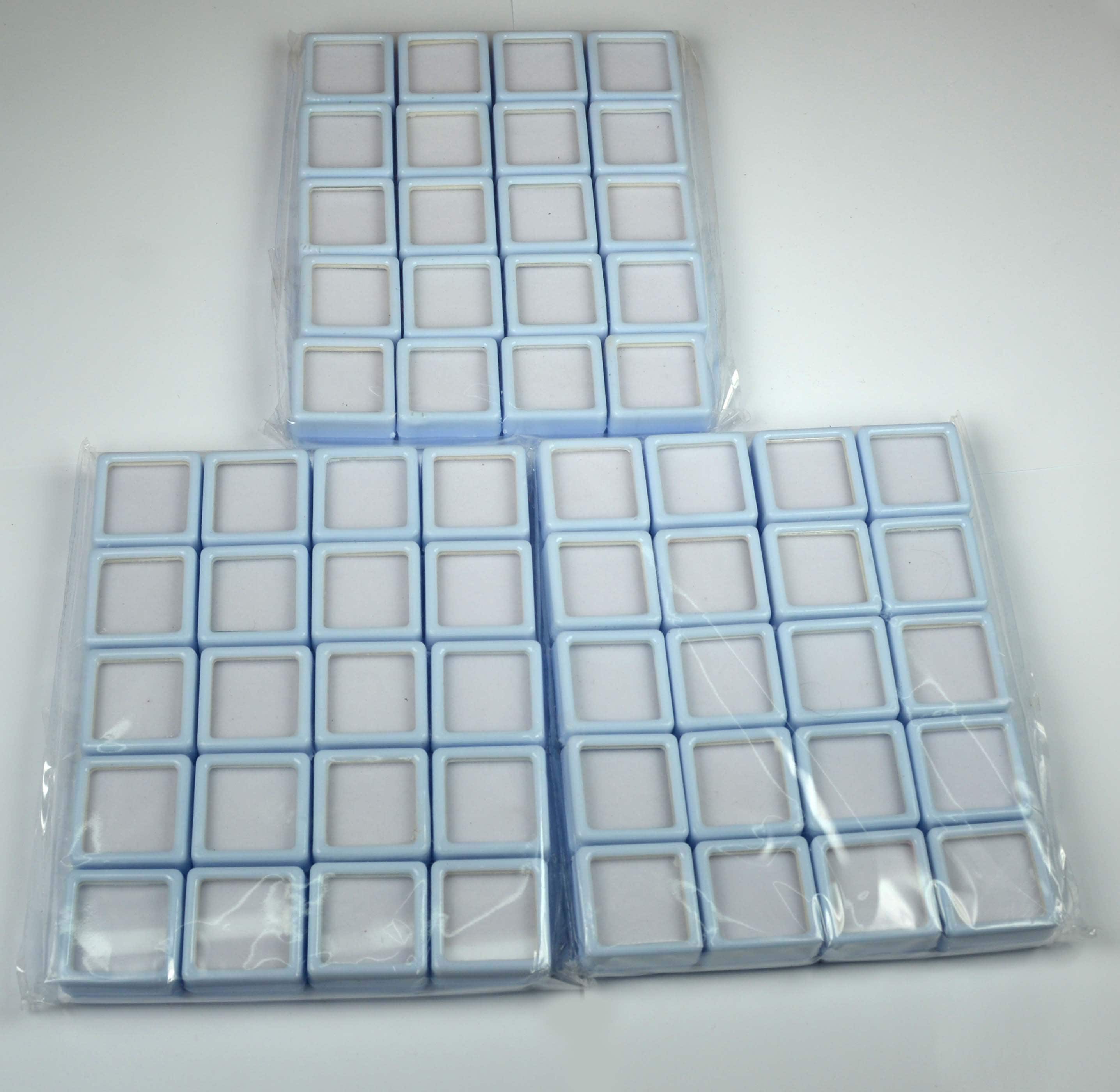 3 Pack White Plastic Box 60 Pcs/30 Mm Storage for | Etsy