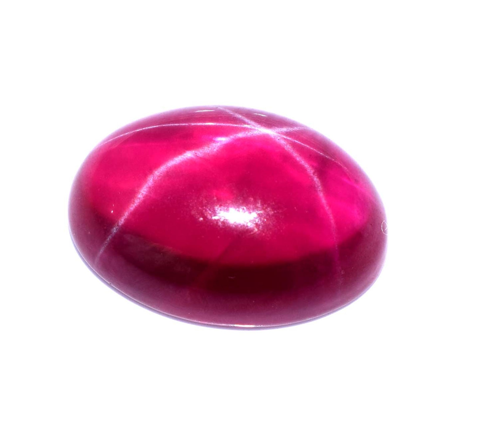 Blood Red Star Ruby 68 Ct Loose Gemstone 6 Rays 100 Natural Etsy
