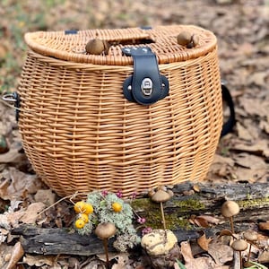 Große Futter Korb Rucksack Wicker