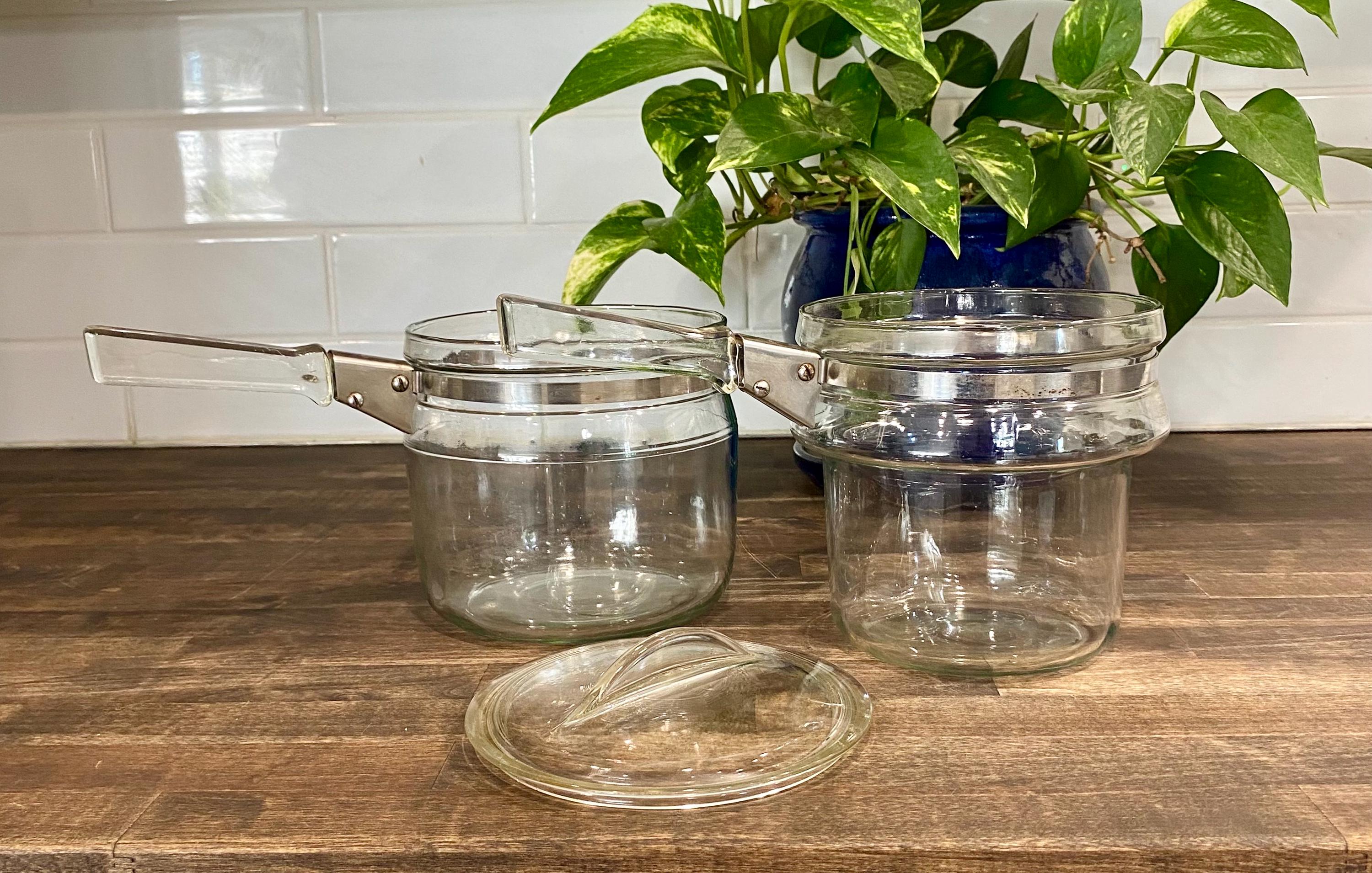 オールドパイレックス　ダブルボイラー Vintage Pyrex Double Boiler - Etsy