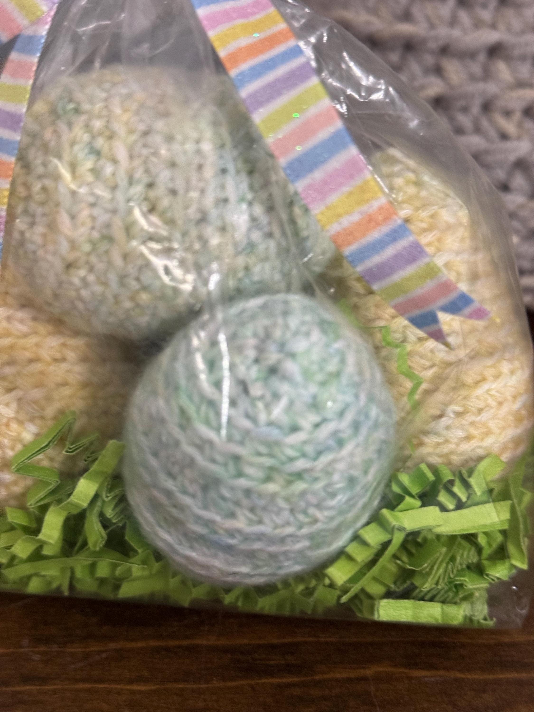 Crocheted Ombré Easter Egg Set of 8 – Handmade Spring Decor, Unique Textured Easter Decorations, Durable & Reusable - Thumbnail 2
