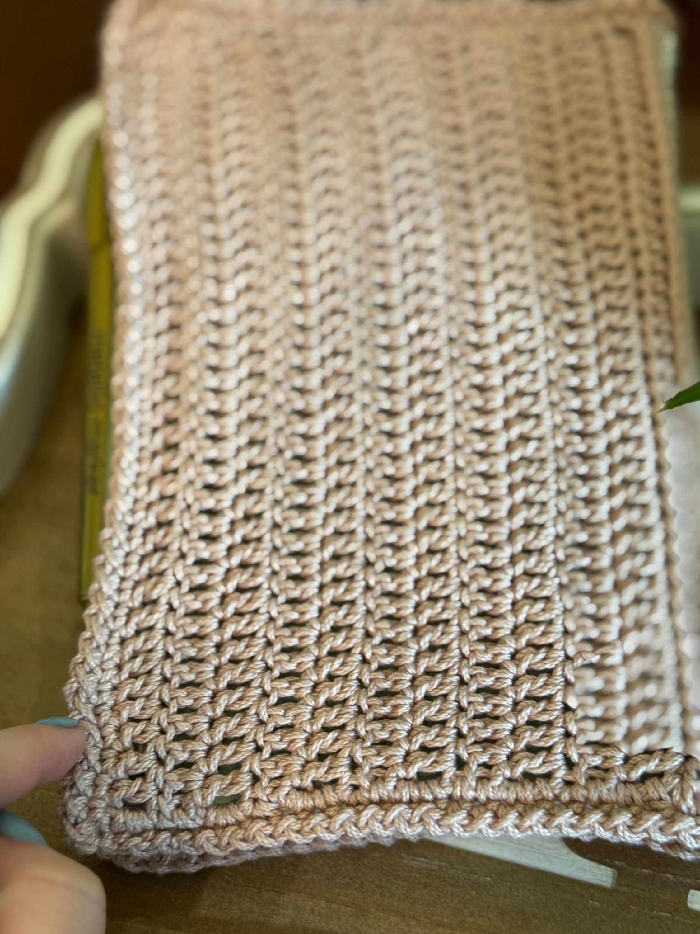 Handmade Custom Crocheted Heart Book Cover – Personalized Colors & Sizing — Cover Only - Thumbnail 4