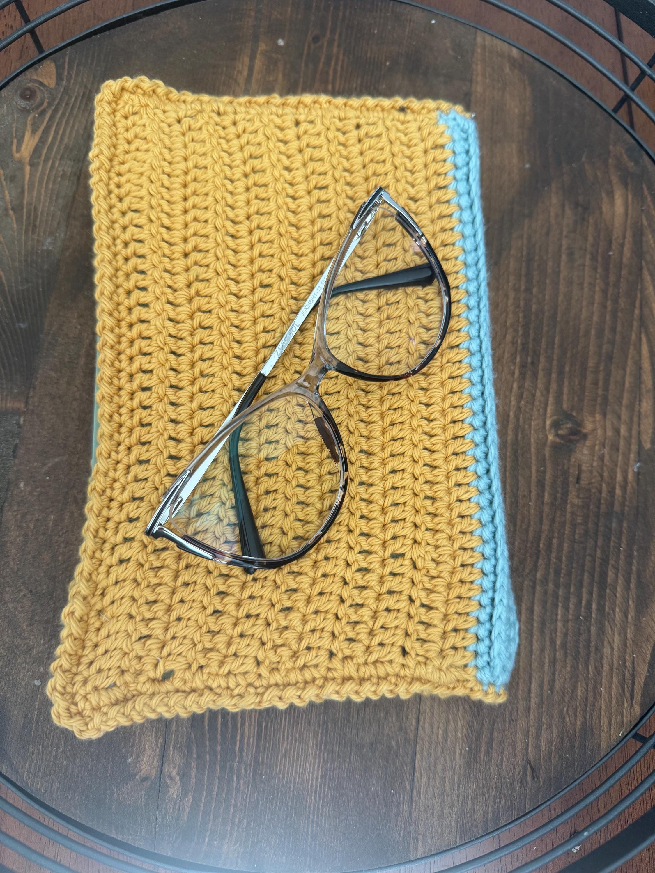 Custom Color Crochet Sunflower Book Cover with Journal – Handmade A5 Reusable Notebook Sleeve - Thumbnail 4