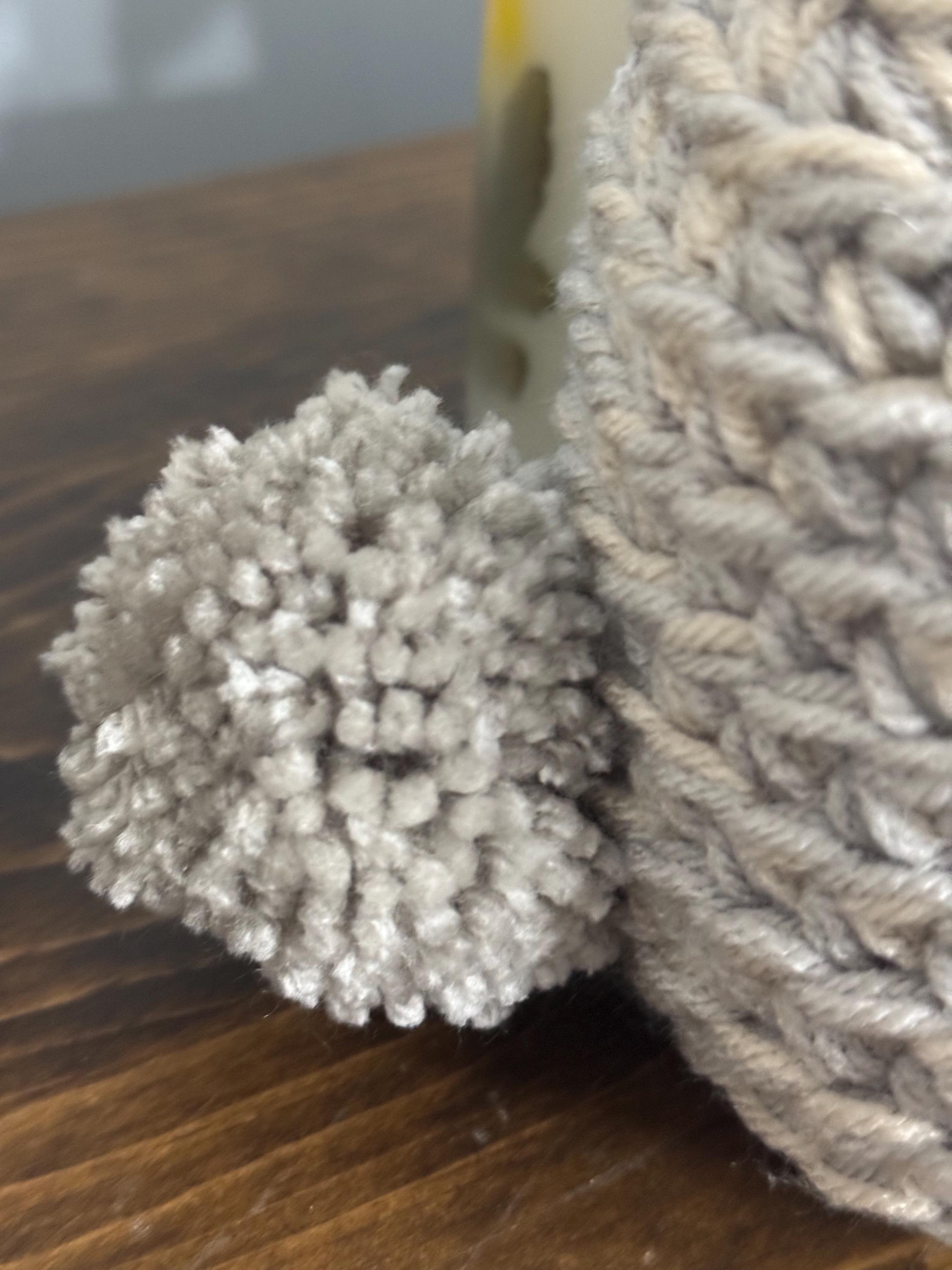 Farmhouse Crochet Bunny – Neutral Textured Easter & Spring Decor - Thumbnail 5