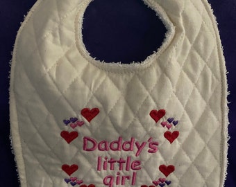 Daddy’s little girl Bib