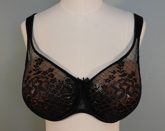 Empreinte "Melody" Black Lace Bra