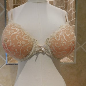 Vintage Lejaby Sheer Mesh Lace Bra